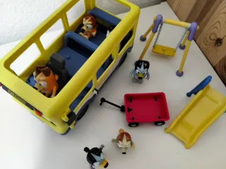 Bluey Juguetes: Bus, Parque y Figuras