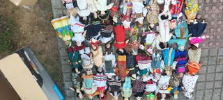 Muñeca antigua de porcelana visitadas com nuevos