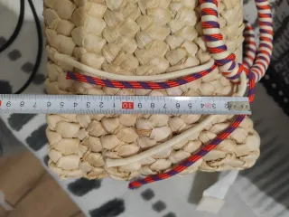 Bolso de mano Alex.max. de rafia