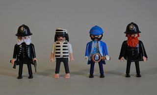 Playmobil Sherlock Con Ladrón y Policía Victoriana