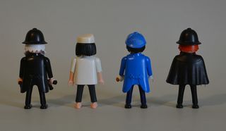 Playmobil Sherlock Con Ladrón y Policía Victoriana