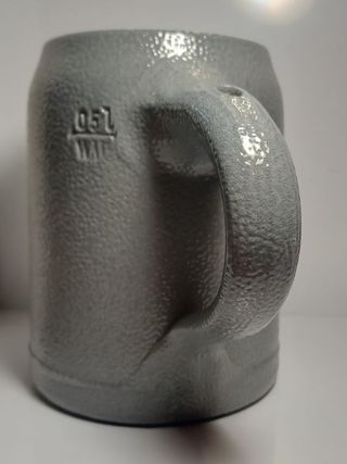 Jarra cerveza Ayinger 0,5L gres 1985-1995