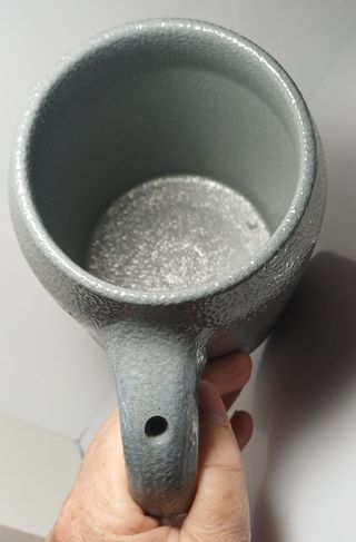 Jarra cerveza Ayinger 0,5L gres 1985-1995