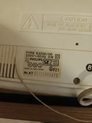 Philips D3700 Radio-Casete