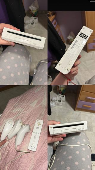 Nintendo Wii Bianca con controller