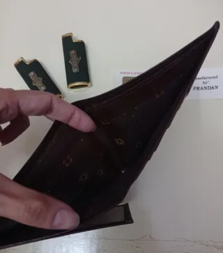 Portafoglio uomo El Gringo con accendini