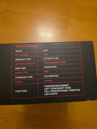 Coche RC Alta Velocidad 8837