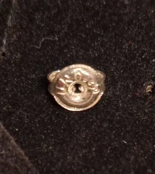 Pendientes Uno de 50 Verdes y Rosas