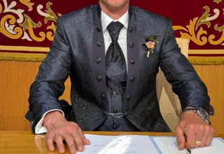 Traje Novio Italiano Di Prego Talla 54