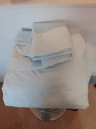 Juego Funda Edredón Individual Verde