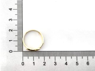 anillo oro 18k con circonita t. 14 (17,2 mm)