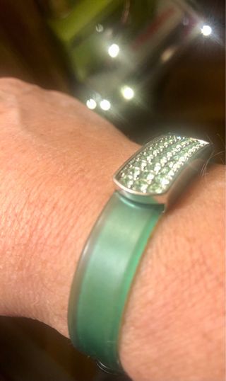 Bracciale Swarovski Verde e Argento