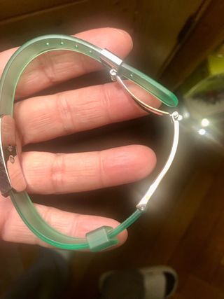 Bracciale Swarovski Verde e Argento