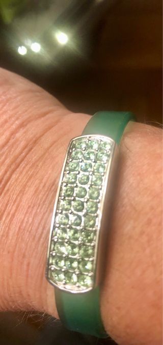 Bracciale Swarovski Verde e Argento