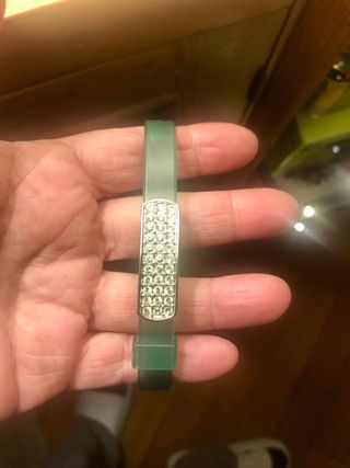 Bracciale Swarovski Verde e Argento