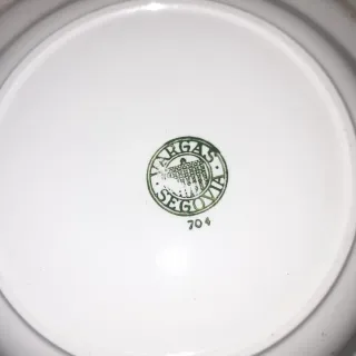 3 platos antiguos vargas medidas 22,5 cm segovia