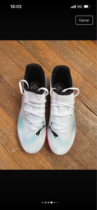 Zapatillas fútbol sala Puma niño/niña