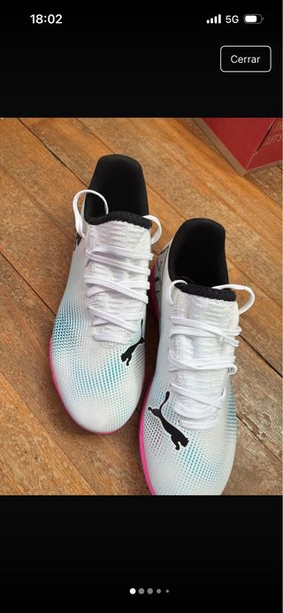 Zapatillas fútbol sala Puma niño/niña