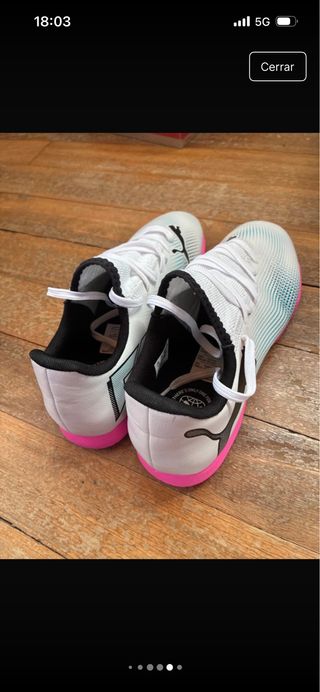 Zapatillas fútbol sala Puma niño/niña