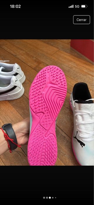 Zapatillas fútbol sala Puma niño/niña