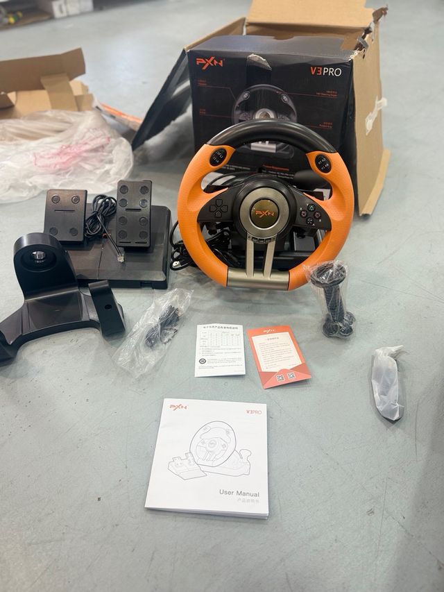 Volante PXN V3 Pro + Pedales PS4/PS3