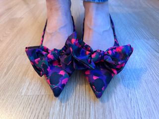 Zapatos planos fantasía lazo