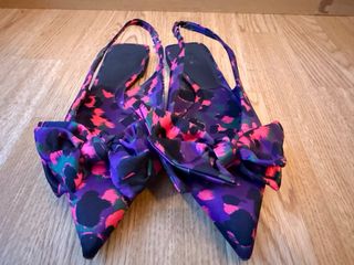 Zapatos planos fantasía lazo