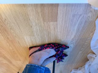 Zapatos planos fantasía lazo