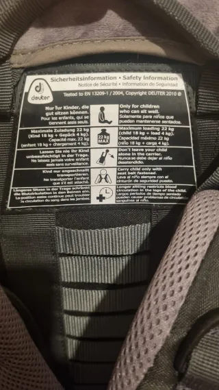 Mochila portabebés montaña