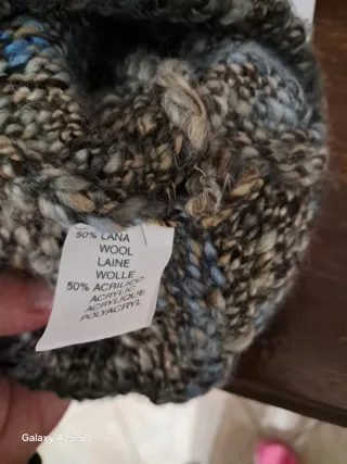 Cuffia lana multicolor