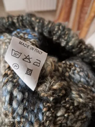 Cuffia lana multicolor