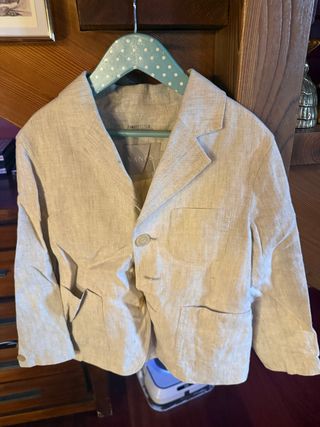 Americana de lino Nanos Talla 10 Beige