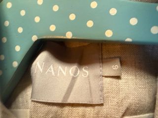 Americana de lino Nanos Talla 10 Beige