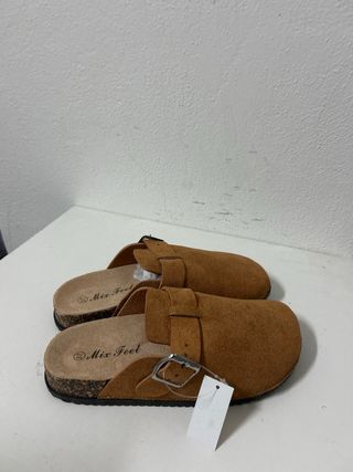 Sabot donna cammello tg 37 nuovo