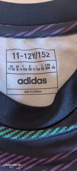 Camiseta R.Madrid niño Adidas Talla 11-12 años