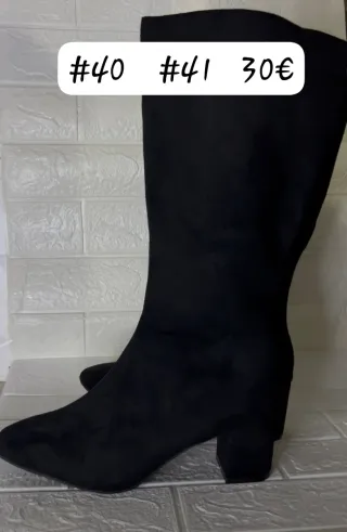 Botas de invierno vaqueras negras