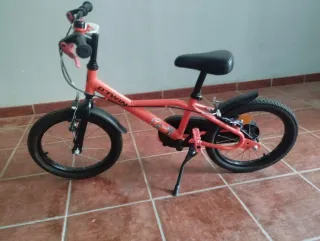Bicicleta infantil Btwin naranja