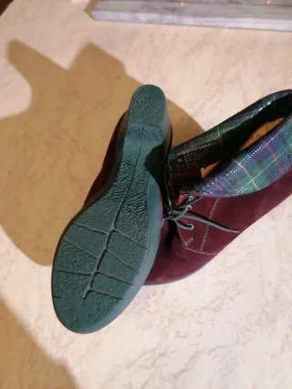 Scarponcini donna pelle scamosciata