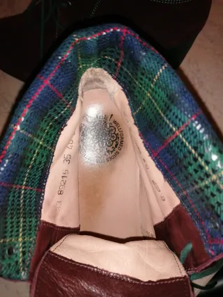 Scarponcini donna pelle scamosciata