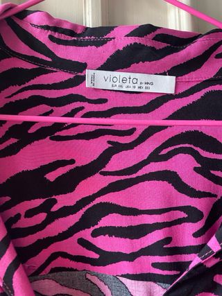 camisa Estampado Cebra