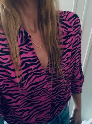 camisa Estampado Cebra