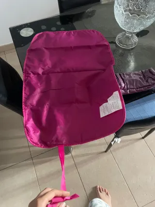 Bolso cambiador morado