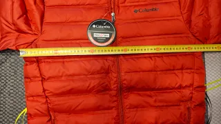 2 Chaquetas Columbia Pluma 650 Cuins Naranja.