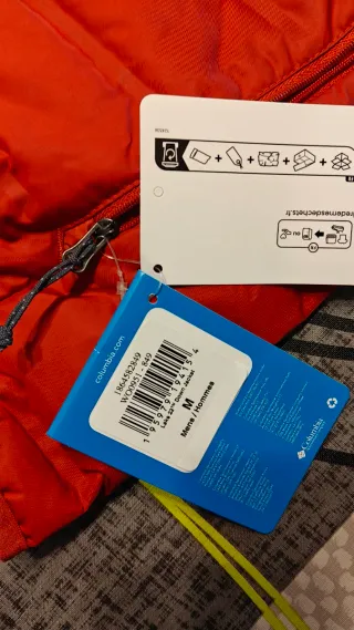 2 Chaquetas Columbia Pluma 650 Cuins Naranja.