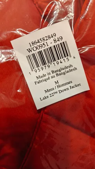 2 Chaquetas Columbia Pluma 650 Cuins Naranja.