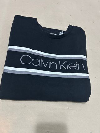 Jersey Calvin Klein Negro Gris