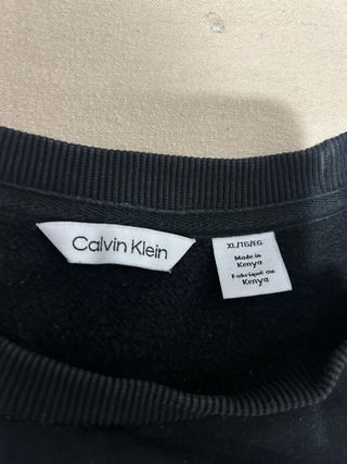 Jersey Calvin Klein Negro Gris