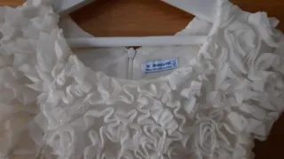 Vestido fiesta Mayoral blanco talla M