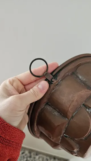 Stampo in rame antico con scoiattolo