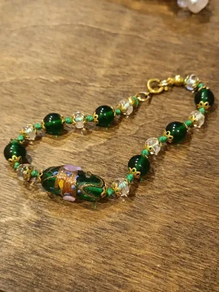 5 Braccialetti di pietre multicolore